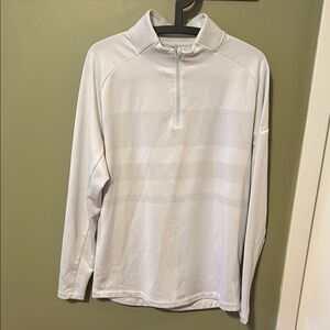 White Nike Golf Quarter-Zip Pullover